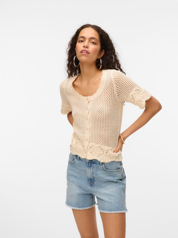 Product TOP TEJIDO MANGA CORTA ANDI-Birch - Image 1