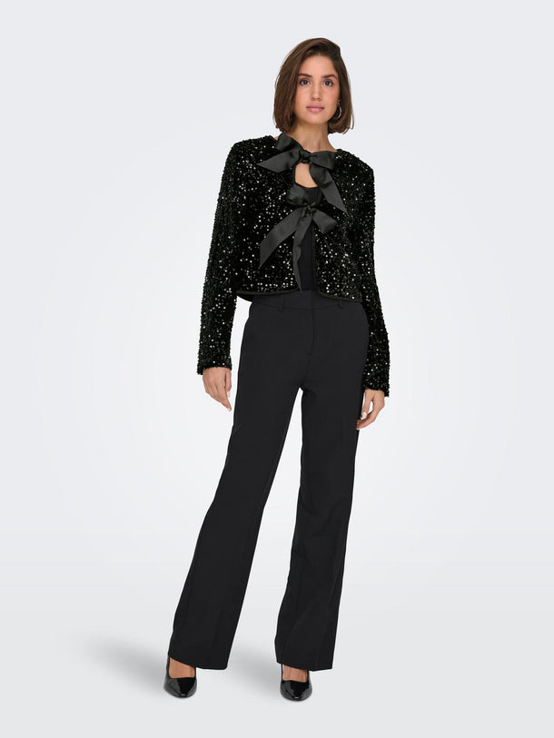 Product TOP LANIKA - Black Detail:BLACK BOW - Image 2