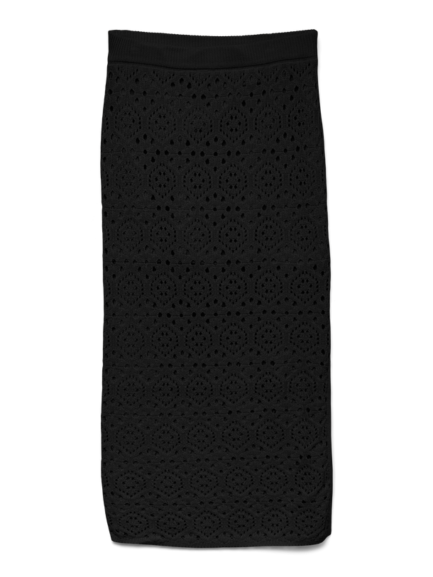 Product FALDA TEJIDA MAXI BERRY-Black - Image 4