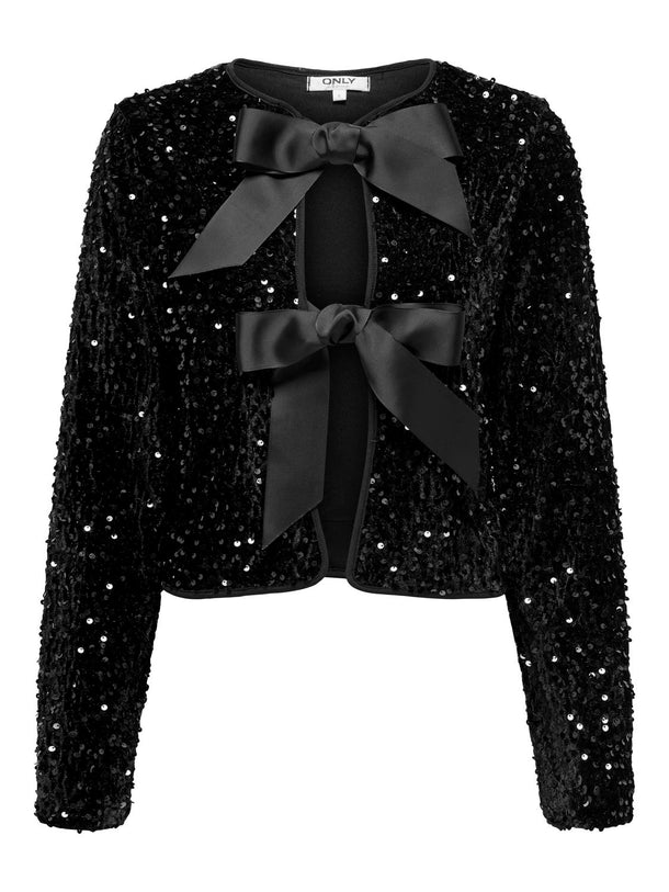 Product TOP LANIKA - Black Detail:BLACK BOW - Image 4