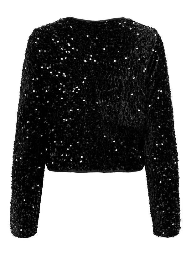Product TOP LANIKA - Black Detail:BLACK BOW - Image 5