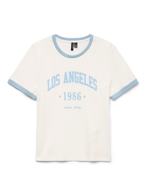 Product POLERA REGULAR ALIA-Snow White Detail:GLACIER LAKE CONTRAST - LA - Image 3