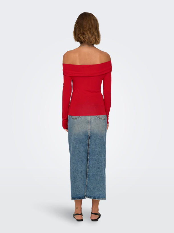 Product TOP FAYOLA - Mars Red - Image 3