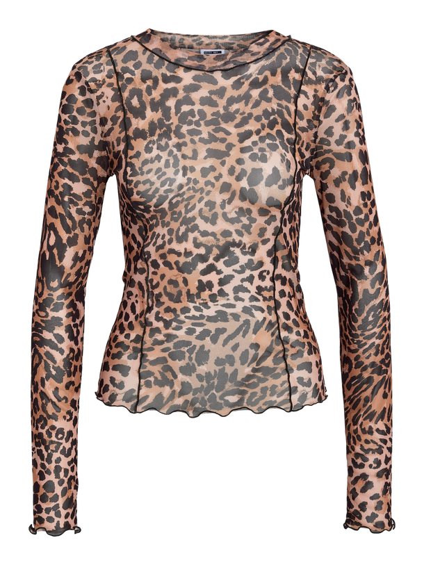 Product POLERA ELIF ESTAMPADA - Black AOP:LEO - Image 4