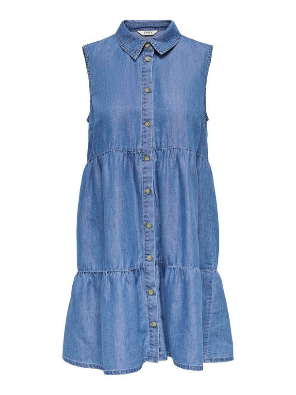 Product VESTIDO BEA - Medium Blue Denim - Image 4