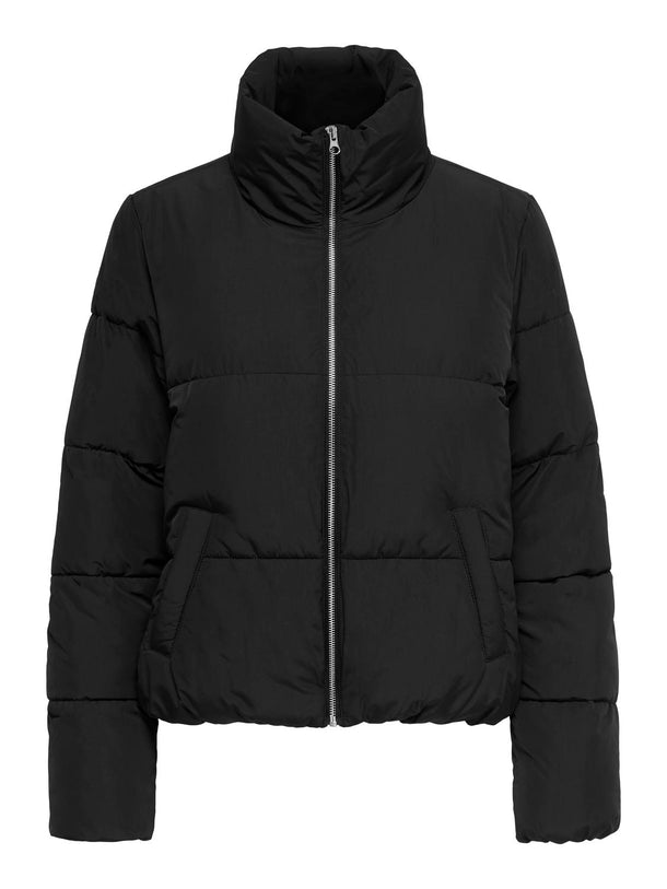 Product CHAQUETA NEW ERICA  - Black Detail:SILVER ZIPPER - Image 1