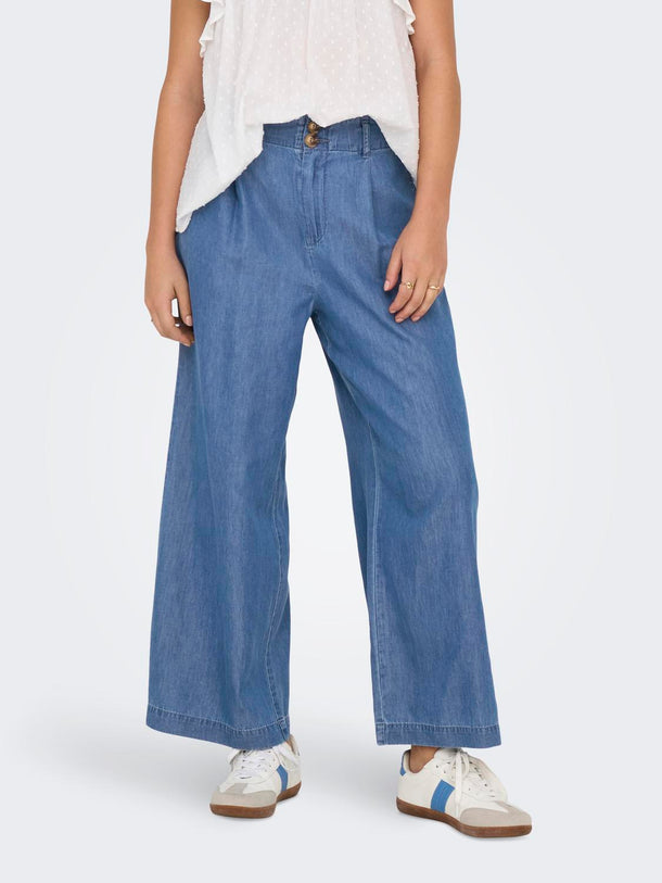 Product PANTALÓN BEA - Medium Blue Denim - Image 1