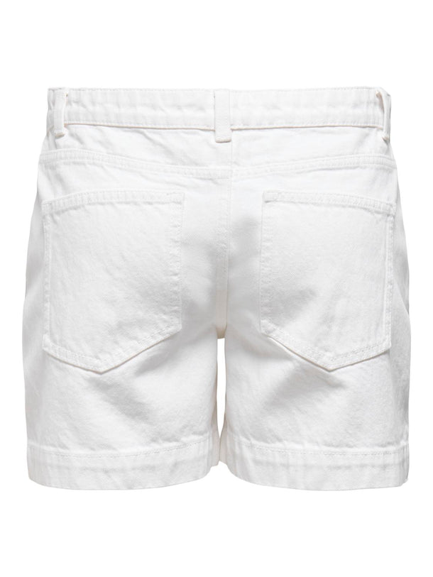 Product SHORT DENIM TIRO MEDIO LIVA-White Denim - Image 2