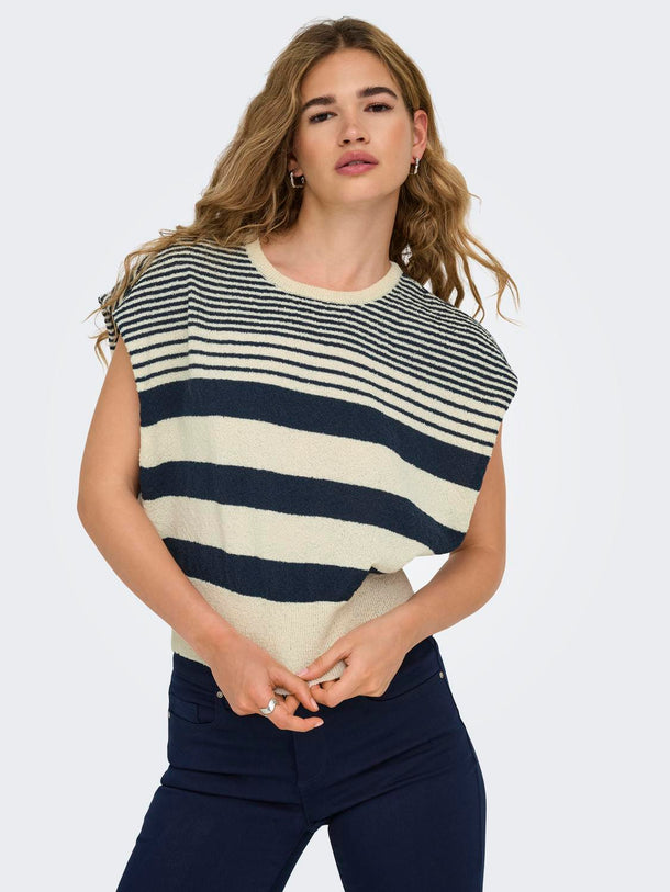 Product TOP MIA - Egret Stripes:Total Eclipse - Image 6