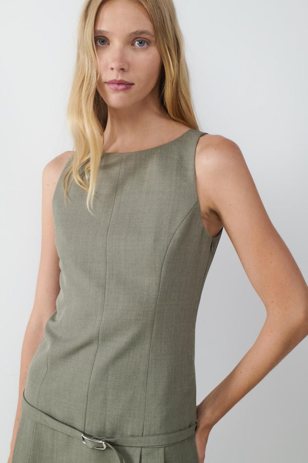 Product VESTIDO CORTO TABLAS CINTURÓN BMK-Wet Weather - Image 2