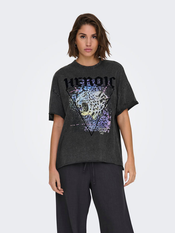 Product CAMISETA LUCY - Black Print:Heroic duchess - Image 1