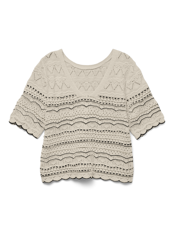 Product SWEATER TEJIDO ESCOTE BARCO MADEIRA - Birch Detail:W. BLACK - Image 6