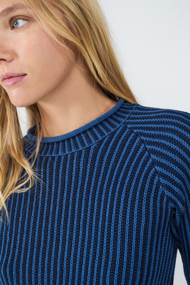 Product SWEATER TEJIDO ACANALADO BMK-Dark Blue - Image 5