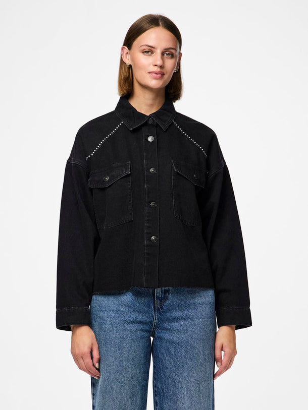 Product CAMISA RICHA - Black Denim - Image 2