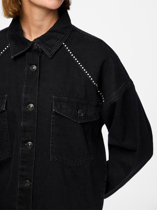 Product CAMISA RICHA - Black Denim - Image 6
