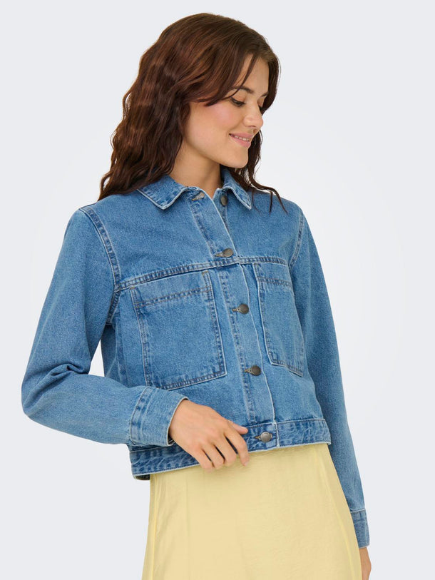 Product CHAQUETA DENIM MICA - Medium Blue Denim - Image 6
