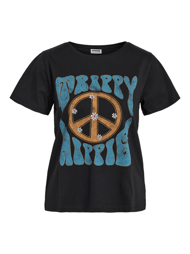 Product CAMISETA NATE  - Black Print:TRIPPY HIPPIE - Image 1