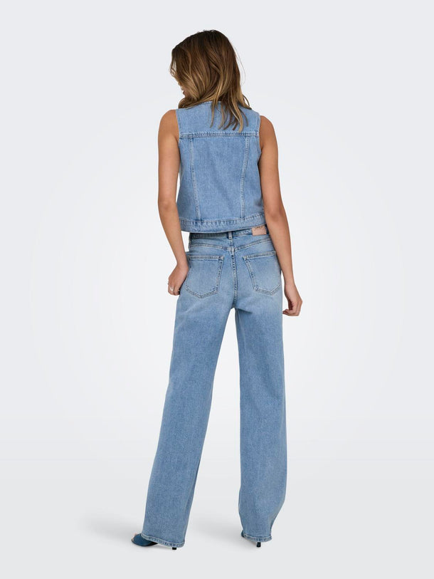 Product TOP DENIM LAZOS EMMA-Light Blue Denim - Image 3