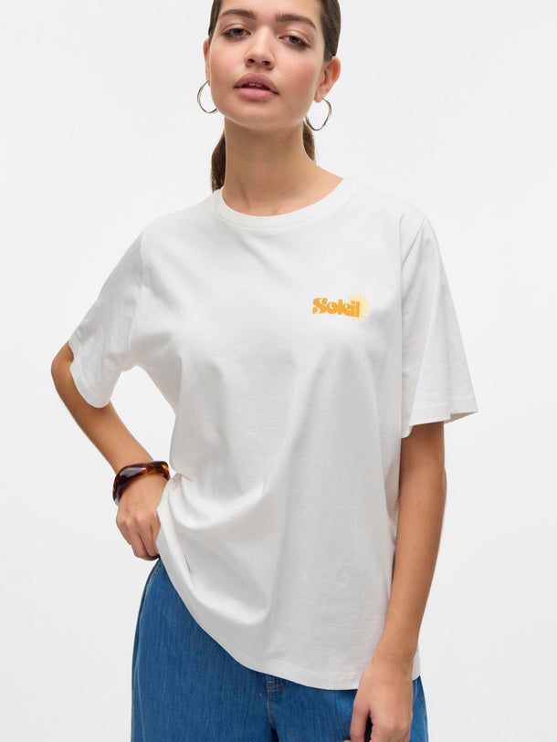 Product POLERA OVERSIZE ESTAMPADA DORIS-Snow White Print:SOLEIL - Image 6