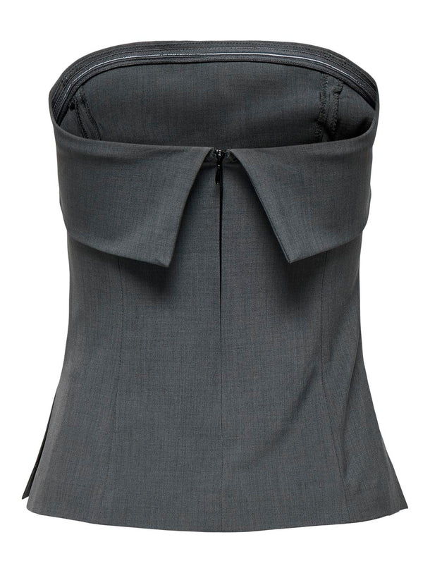 Product TOP SVEA - Dark Grey Melange - Image 2