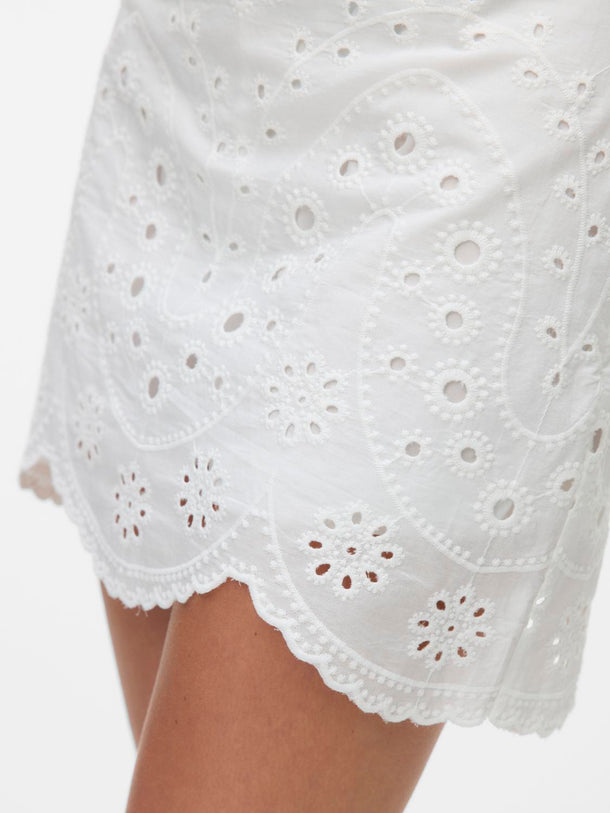 Product FALDA SHORT DE PUNTILLA ANILLE-Cloud Dancer - Image 5