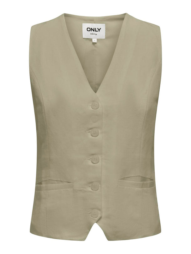 Product CHALECO SASTRERO LINO INDY-Elm - Image 2