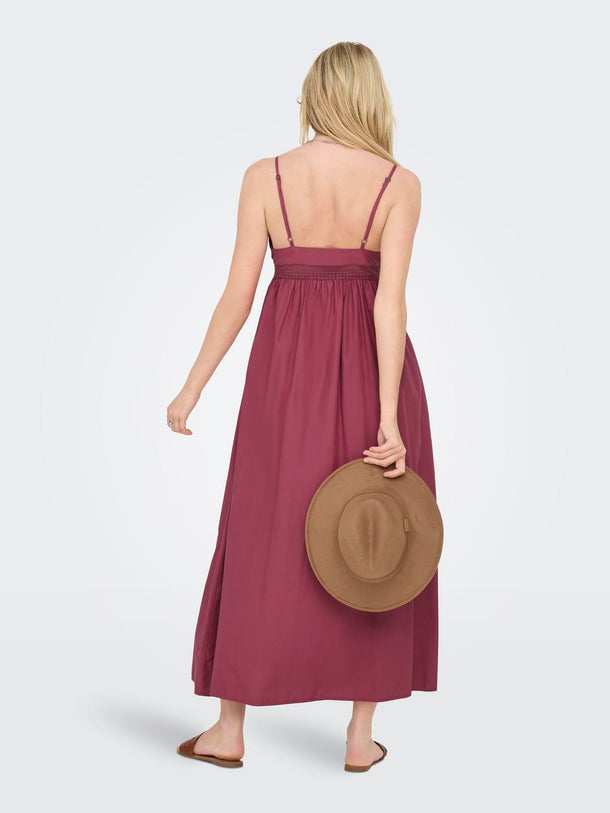 Product VESTIDO MAXI CON TIRAS AJUSTABLES BRIA-Earth Red - Image 3