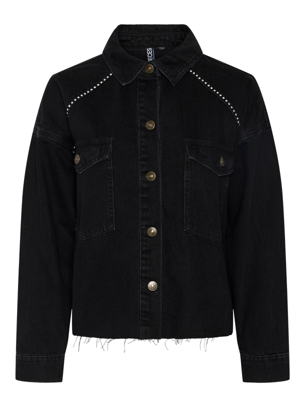 Product CAMISA RICHA - Black Denim - Image 1