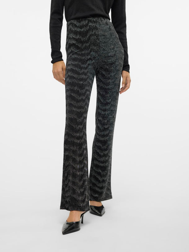 Product PANTALON LUCY - Black Detail:SILVER LUREX - Image 1