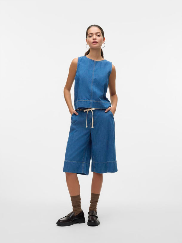 Product TOP DENIM JESSICA - Light Blue Denim - Image 2