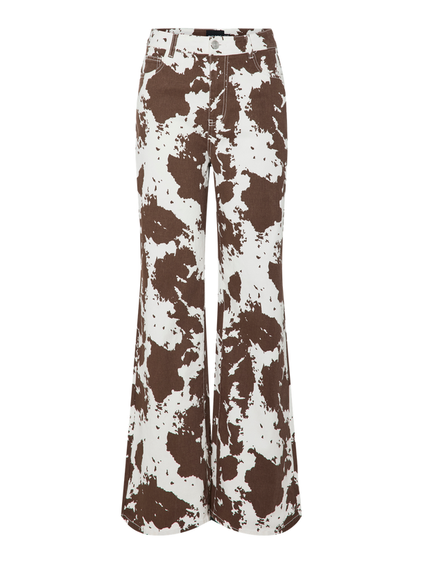 Product JEAN FAMINA - Bright White AOP:Cow - Image 4