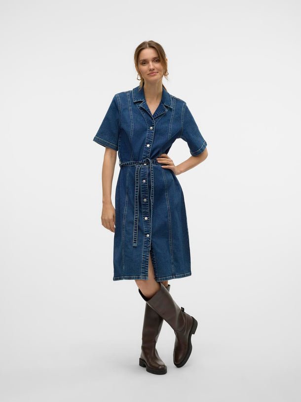 Product VESTIDO DENIM DAYA - Dark Blue Denim - Image 4