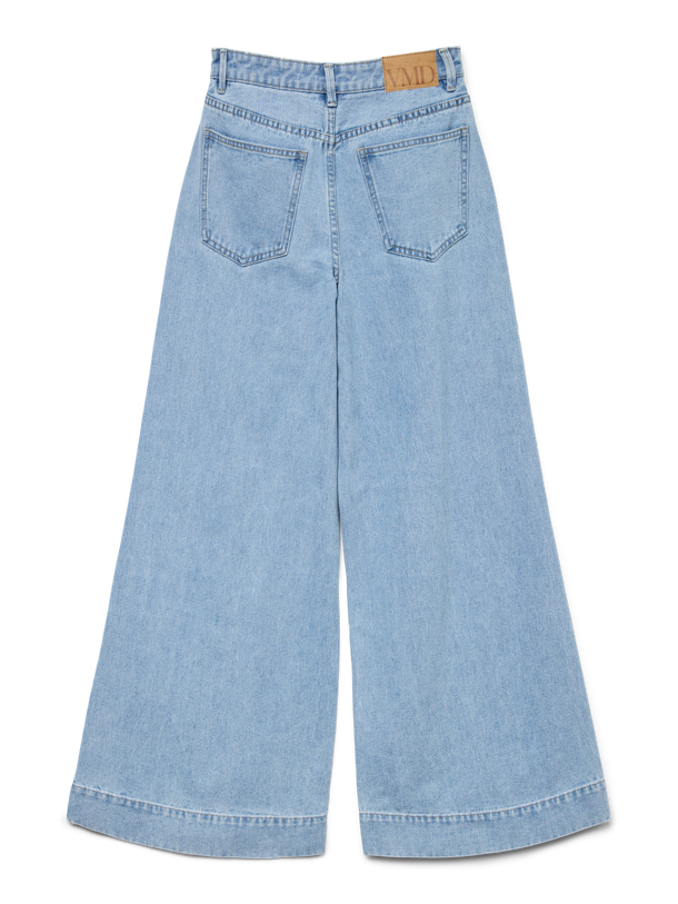 Product JEAN WIDE TIRO MEDIO ANNET - Light Blue Denim - Image 2