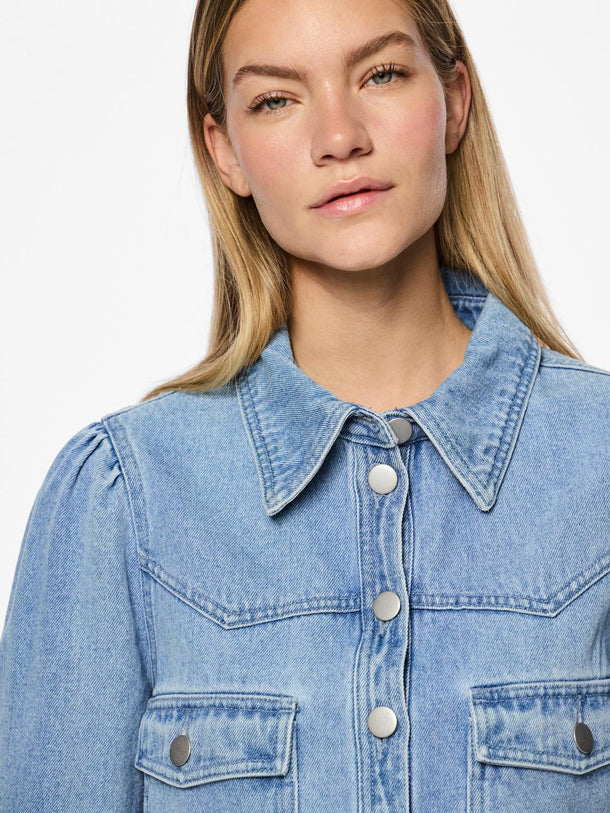 Product CAMISA SIKA - Light Blue Denim - Image 6
