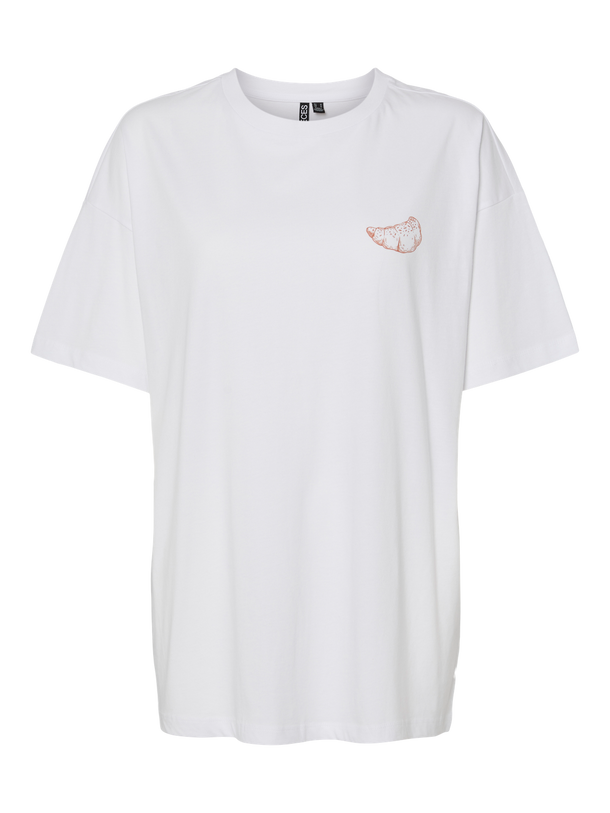 Product POLERA TRIXIE - Bright White Print:SUNBURN CROISSANT - Image 1