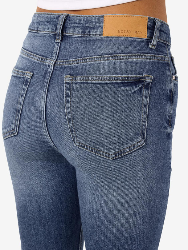 Product JEAN FLARE TIRO ALTO KAREEN-Medium Blue Denim - Image 3