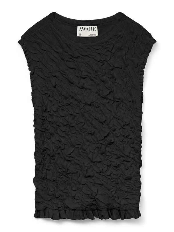 Product TOP TEJIDO STORMI-Black - Image 3