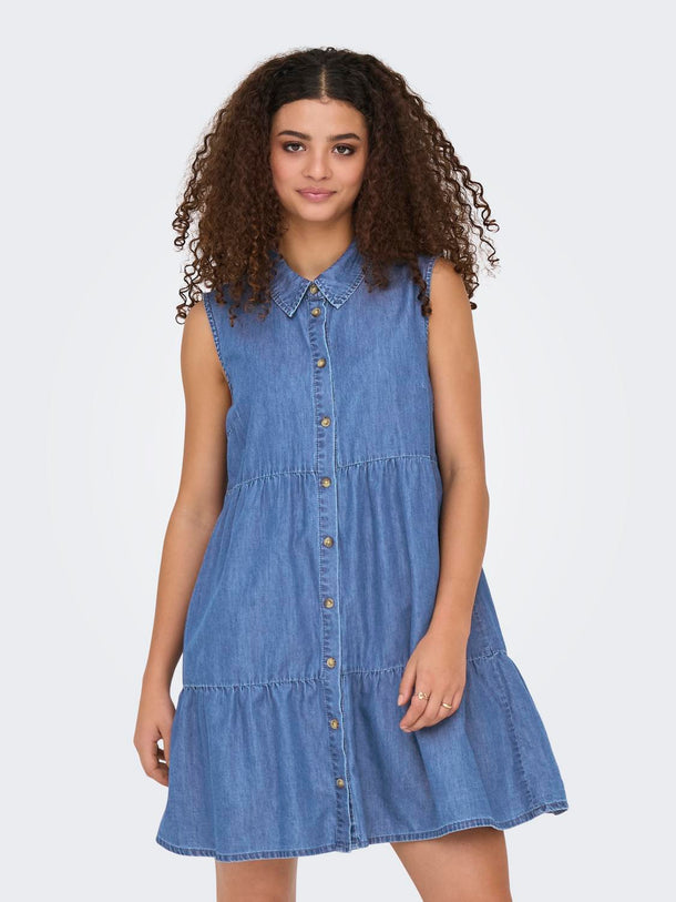 Product VESTIDO BEA - Medium Blue Denim - Image 1