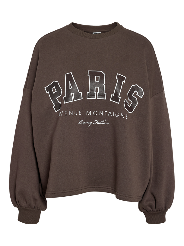 Product POLERÓN ESTAMPADO ELLIE -Chocolate Brown Detail:PRINT - Image 4