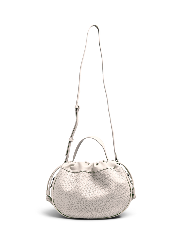 Product BOLSO EFECTO CUERO CON ASA Y CORREA DESMONTABLE BALLOON-Silver Mink - Image 6