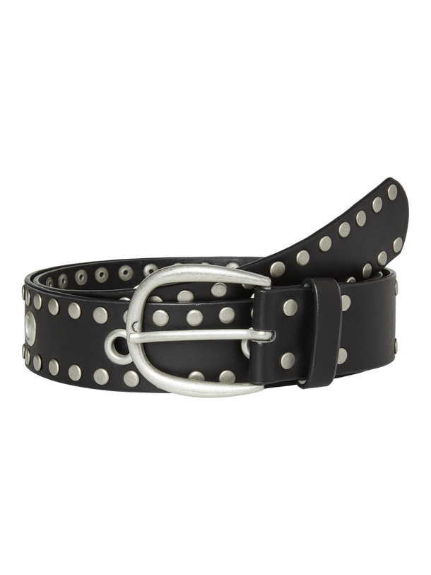 Product CINTURON SASHA - Black Detail:SILVER - Image 1