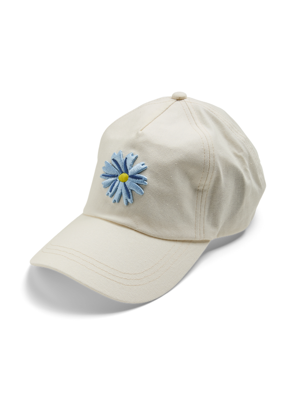 Product GORRA BORDADA TILDE-Cloud Dancer Detail:St1/lichen blue - Image 1