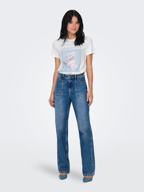 Product POLERA ESTAMPADA KITA-Bright White Print:Instant - Image 2