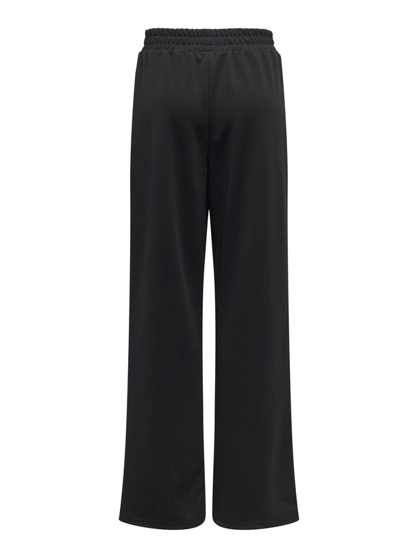 Product PANTALÓN TEJIDO CON CINTURA ELÁSTICA CAYLA - Black Detail:Bright white - Image 2