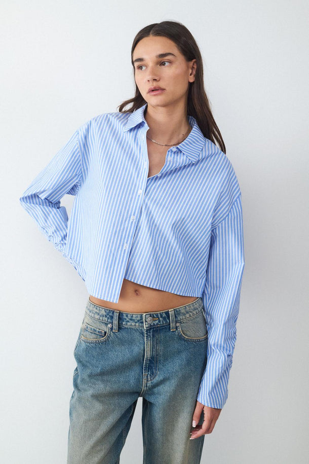 Product JEAN STRAIGHT MID RISE BMK-Vintage Dark Blue Denim - Image 1