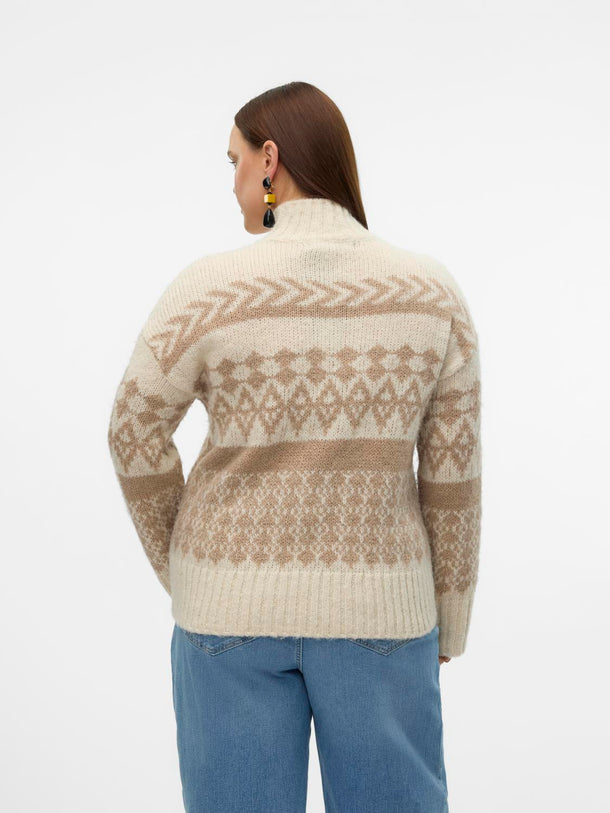 Product SWEATER AMPLE - Birch Detail:W. SILVER MINK - Image 4