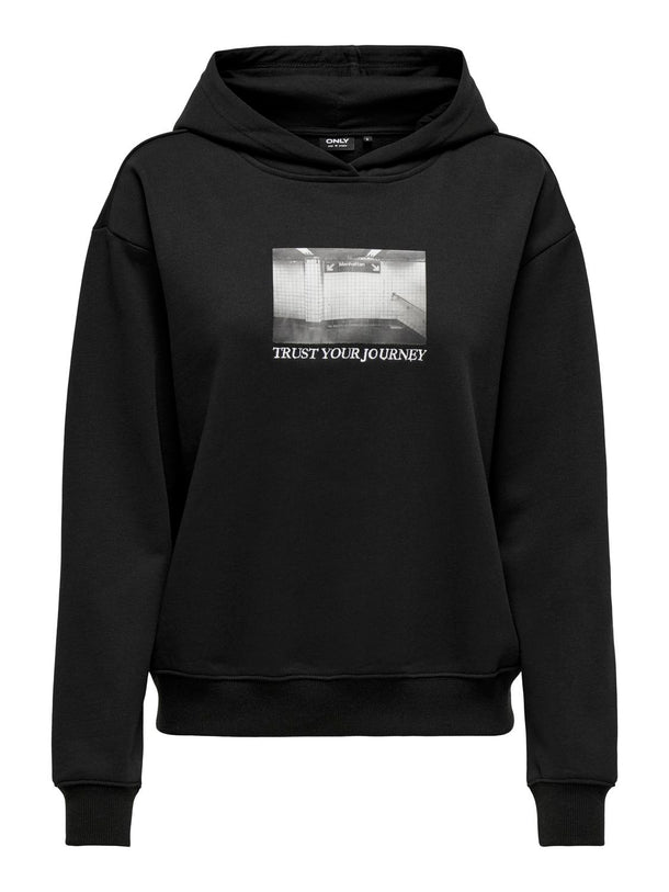 Product POLERON CASSIE - Black Print:Trust + labels brooklyn - Image 1