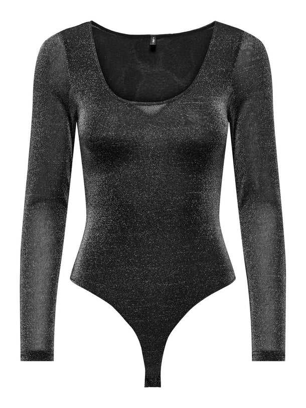 Product BODY AMERA - Black Detail:SILVER GLITTER - Image 1