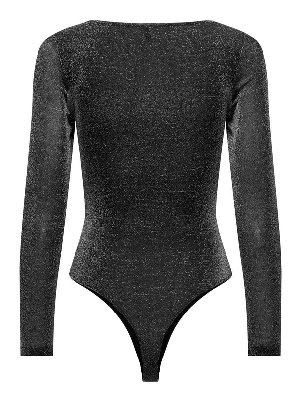Product BODY AMERA - Black Detail:SILVER GLITTER - Image 5