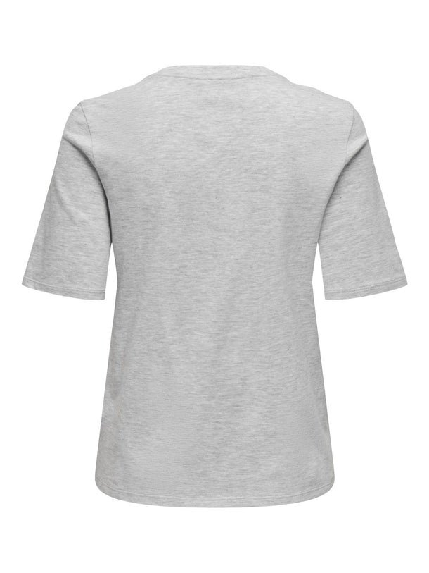 Product POLERA FIOLA - Light Grey Melange Print:Eroded - Image 5